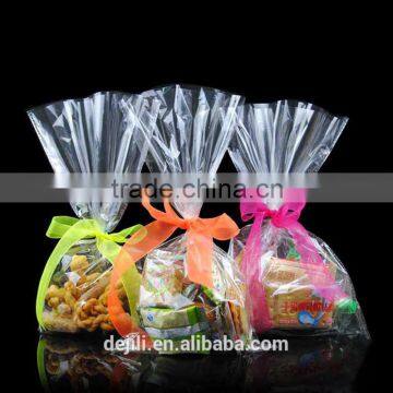 ultra transparent plastic packaging bag/food grade plain bag , cookies bag ,candy bag,fruit,chocolate beans bag,lollypop