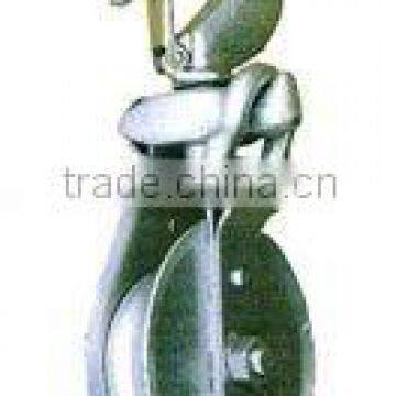 transportation snatch block with hook