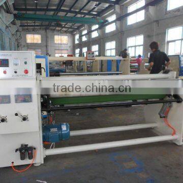 1300mm PE/PET single shaft large rewinding machine