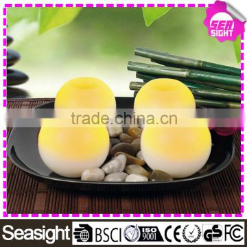 Ball shaped flameless candle, Paraffin Wax Electric wholesale flameless candles