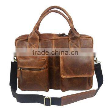 BF3072 High Security Business PU Leather Briefcase Bag for Men