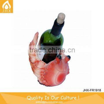 Customized Crab Shape Resin Animal Wine Bottle Holders