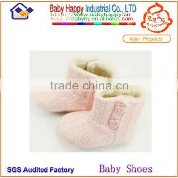 2014 hottest fashion crochet baby winter boot for girl