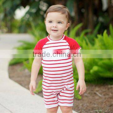 davebella 2013 summer new arrival 100% cotton striped baby rompers babi clothes DB09