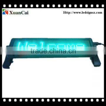 5V USB/12V DC Green 16*64SMD mini LED car sign