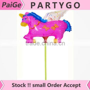 wholesale 14.5 inch flying horse foil balloons helium Pegasus balloons