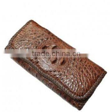 Crocodile leather wallet for women SWCRW-003