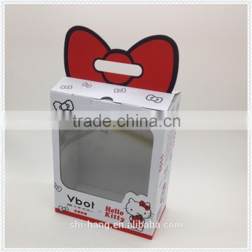 high quality color window paper box package for toy doll