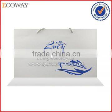 luxury paper shopping bag fashion ladies shopping bag for travel