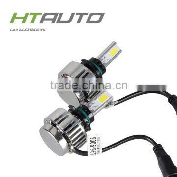 HTAUTO Auto 9006 Led Headlight Spot Beam Cob Led Headlight with 3 COB Chips Fit H1 H3 H7 H11 9005 9006 H4 H13 9004 9007 Cars