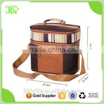 Fashion Double Layer Camping Bag Baby Bag Thermal Cooler Bag for Picnic