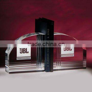 Glass Book holder with customized logo/office sets