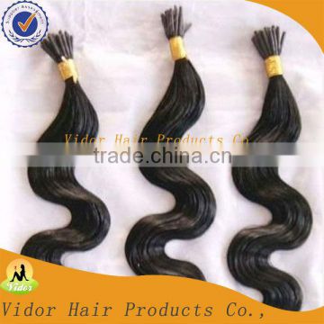 Nice Quality Brazilian Pre Tipped Keratin Hair Extensions/virgin Pre Bonded Fusion Hair Extensions/Pre Bonded Hair Extensions