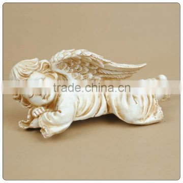 Resin crafts baby angel middle size for sleeping untique angel