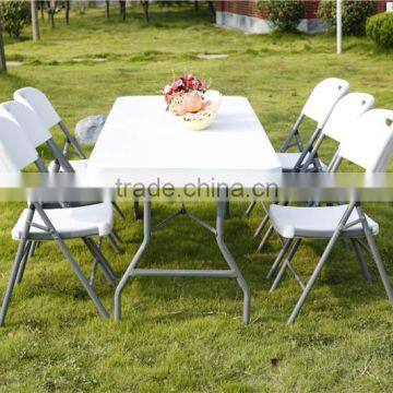 6ft 72'' portable rectangle folding camping picnic table, events table. banquet