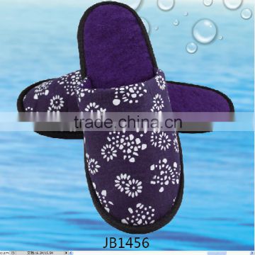 Anti-slip Disposable Hotel Bath Slippers Mens Cotton Fabric Slippers