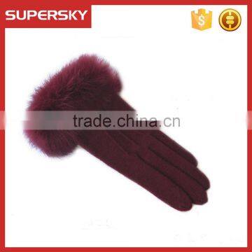 V-363 Slap-up Women Wool Winter Warmer Touch Screen Gloves Magic Golves Arm Warmer photo-3