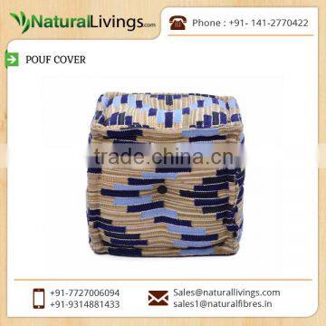 Multi Functional Pouf with Endless Pattern from Market's Best Exporter