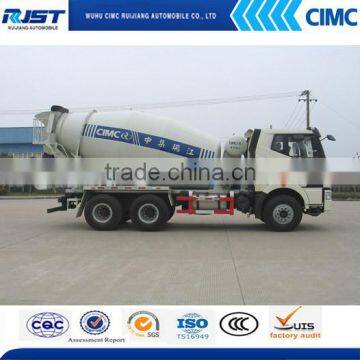 FAW 6X4 6-12m3 concrete mixer truck for sale/cement mixer truck