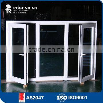 ROGENILAN 70 series aluminum french open inside casement window