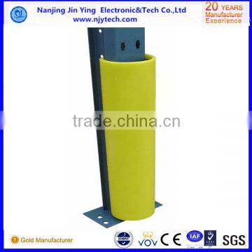 Pallet rack plastic column guard for storage rack system