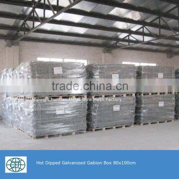 Zinc95% Al5% Coated Galfan Wire Gabion Box Made of Hexagonal Wire Mesh for Rockfall Netting photo-4