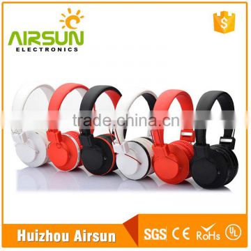 Fashion design colorful mobile phone Stereo Wireless Bluetooth Headphone / Foldable and adjustable bluetooth headphone