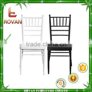 Wedding Used Iron Metal Chiavari Chair Black Color photo-4