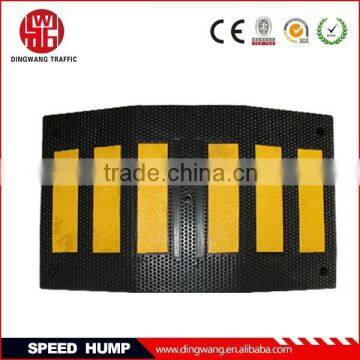 Black and Yellow Reflective Rubber Cable Hump