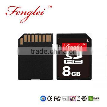 SD card 8GB SDXC with CE FCC CPRM