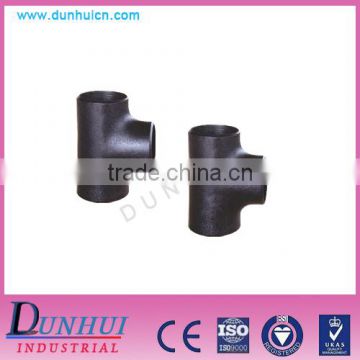 ASME B16.9 High quality and low price carbon steel equal tee