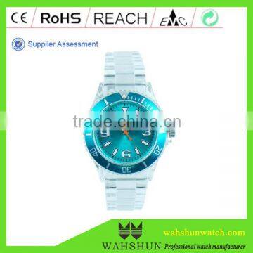 wholes your brand plastic watch big face chevrom watch quartz movt free samples