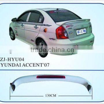 abs rear spoiler for hyundai accent'2007