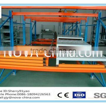 Warehouse Heavy Duty Steel Pallet Push Back Racking