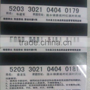 Plastic Smart Card/ PVC Chip Card/ Plastic ID Cards