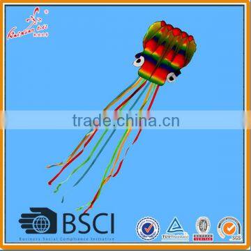 Rainbow octopus kite from kite factory