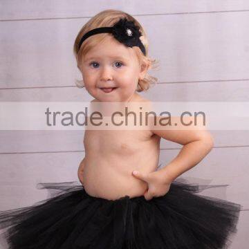 Handmade Black Puffy Tutu for Kids Cheap Handmade Tutu photo-2