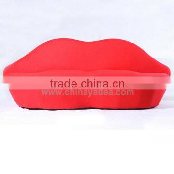 Apartment sofa red bocca kiss shaped lip sofa