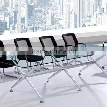 office furniture glass office table design, meeting table,foshan perfect office furniture PT-C001