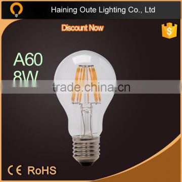 A shaped housing High CRI high power 8Whigh power led filament bulb