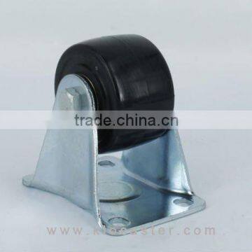 fixed, swivel low center nylon caster, low profile nylon caster