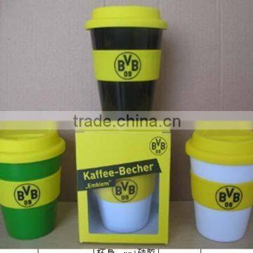 Promotion Plastic Coffee Mug With Lid