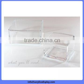 New Arrival Trade Assurance New Style Acrylic Ring Box Jewelry Box