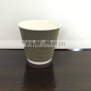 NewTop Low Cost Double Wall Ripple Coffee Paper Cup