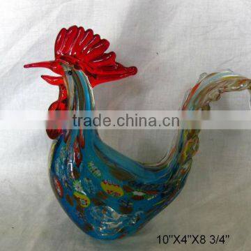 Art Glass Rooster