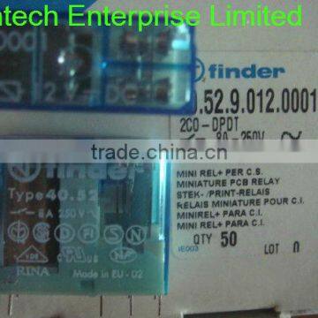 FINDER RELAY 40.52.9.012.0001 40.52 12VDC 8A 250V, new and original