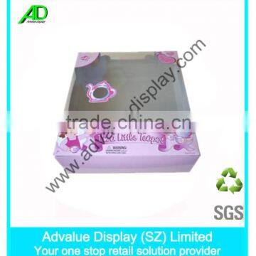 box cardboard window display