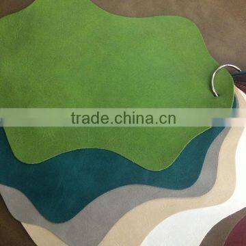 PVC synthetic leather for sofa upholstery usage, with very fashion colors