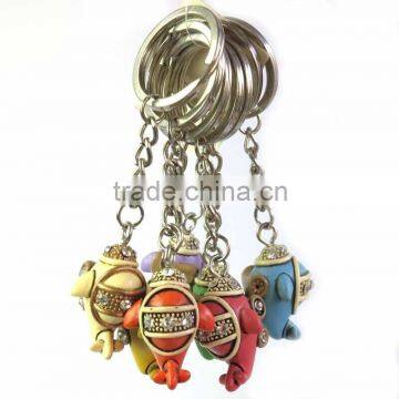 Helicopter Shape Fashion Cute Design Resin Key Chain Attachment