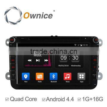 Ownice Quad core android 4.4 car video player For VW Golf passat support TV OBD DAB mirror link canbus